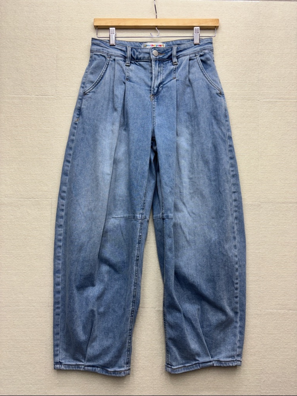 Freckled Poppy X Risen | High-Rise Women’s Jeans - Light Blue 1 25 1/25